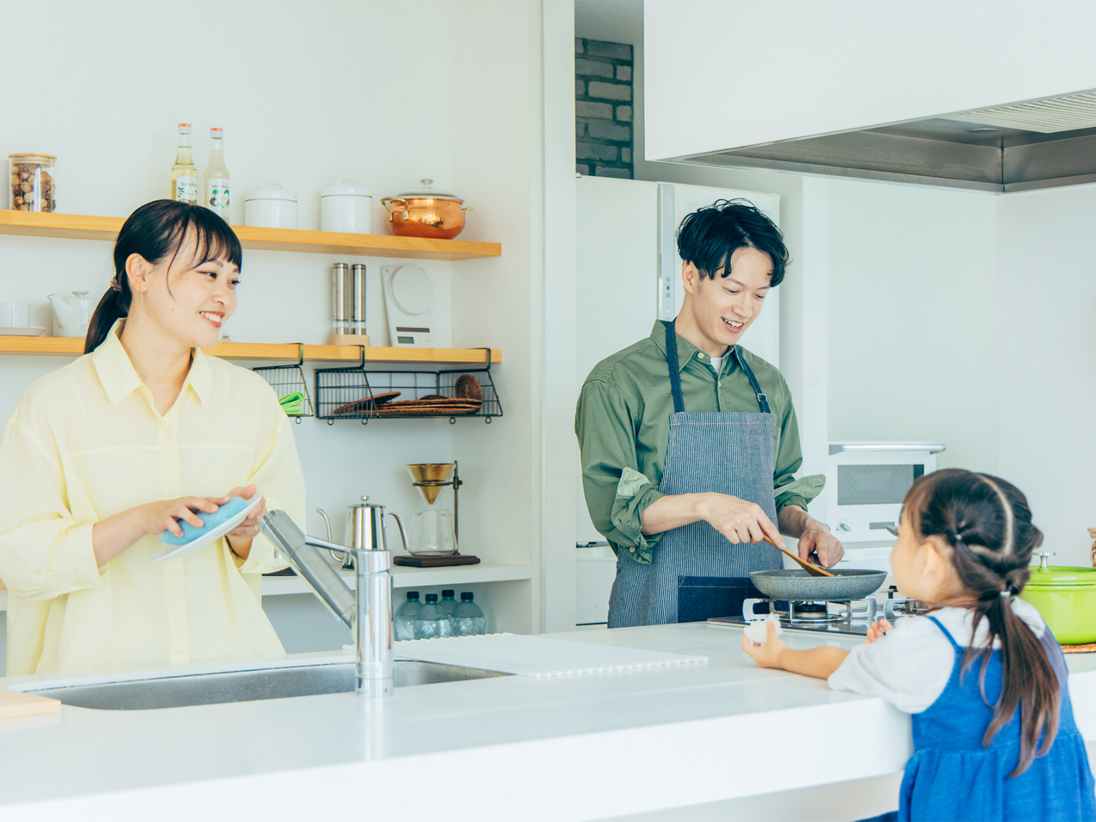 キッチン選び_家族との暮らしイメージ