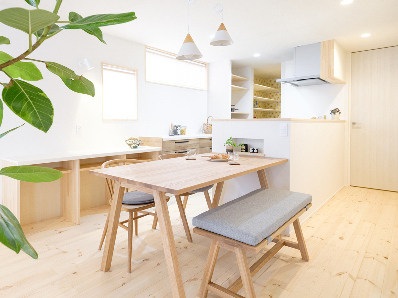 横並びキッチン_イメージ